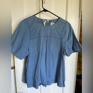 J Crew denim top
